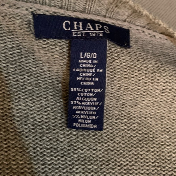 Grey heather colour block cardigan - Picture 6 of 7